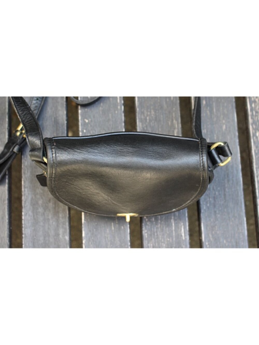 Coach Vintage - Watson Crossbody Bag 9981 in Black, USA 1995 + Hangtag - Picture 12 of 16